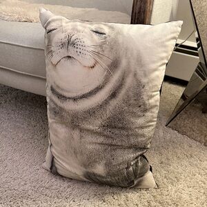 Seal Print Decorative Pillow